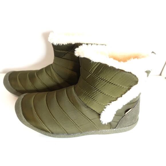 LAMO Puffer Alina Olive Booties / Water Resistant - Picture 2 of 10